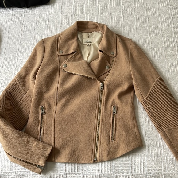 Aritzia Wilfred Moto Jacket - Picture 2 of 5
